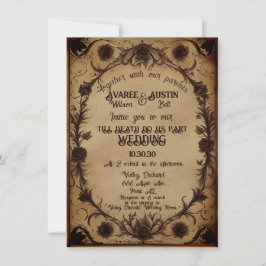 Invitación Hasta La Muerte, Nos Hacen Parecer Boda De Estilo 
