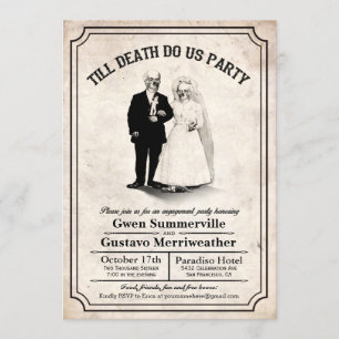Invitación Hasta la muerte nos invitan a participar Fiestas