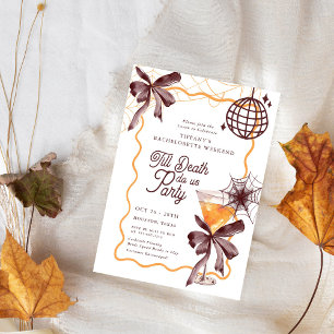 Invitación Hasta la muerte sigue la cola de Cocktail Hallowee