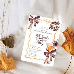Invitación Hasta la muerte sigue la cola de Cocktail Hallowee