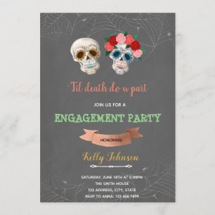 Invitación Hasta que la muerte nos divida la fiesta de compro