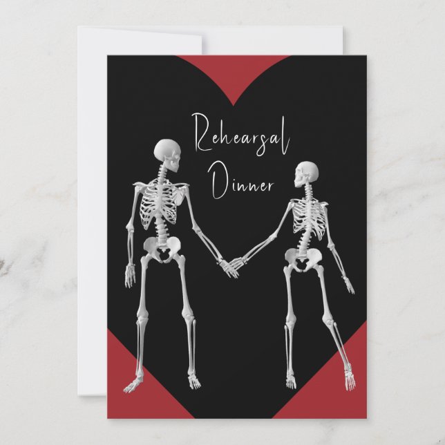 Invitación Hasta que la muerte nos haga parte del ensayo de e (Anverso)