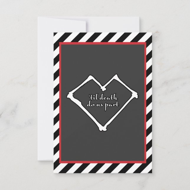 Invitación hasta que la muerte nos separe (Anverso)