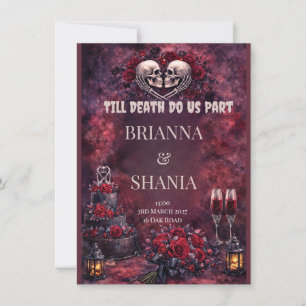 Invitación Hasta que la muerte nos separe