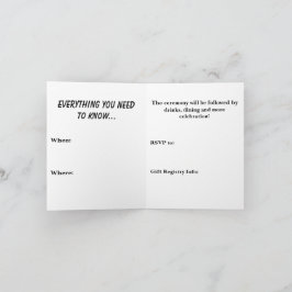 Invitación Hasta que la muerte nos separe