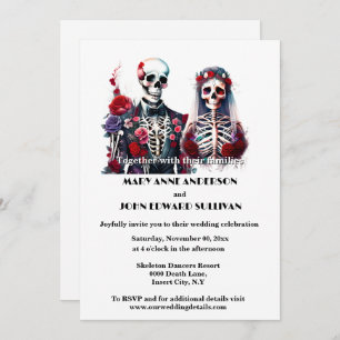Invitación Hasta que la muerte nos separe del boda de moda de