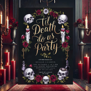 Invitación Hasta que la Muerte nos Separe Fiesta de Despedida