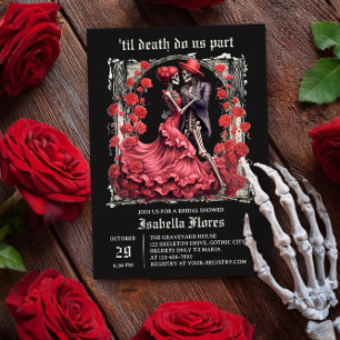 Invitación Hasta que la muerte nos separe, fiesta de regalos 