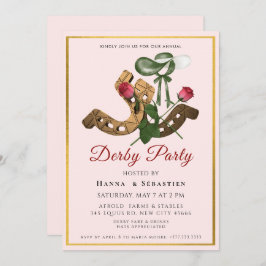 Invitación Hat Derby Party Invitation