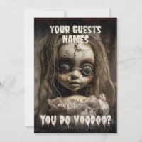 Haunted Voodoo Doll Adulto Halloween