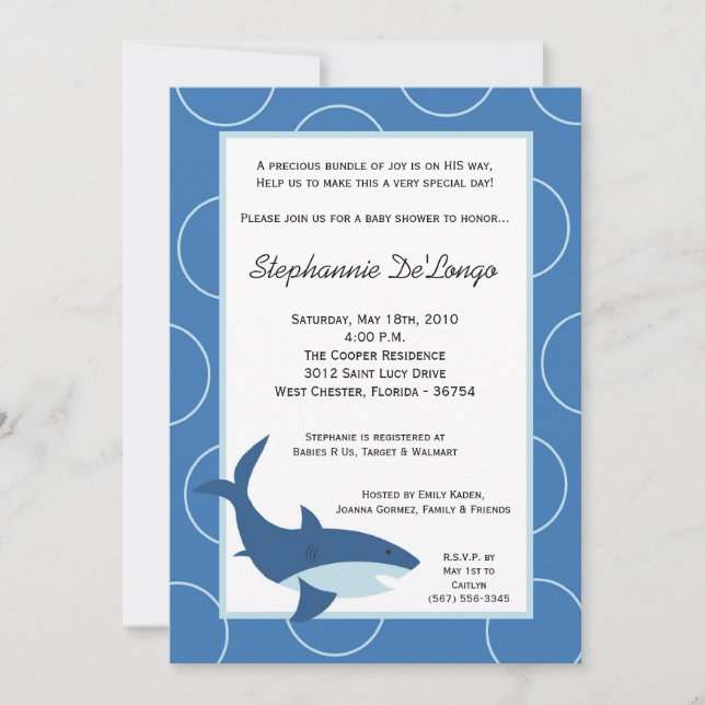 invitación hawaiana tropical de Baby Shower del (Anverso)