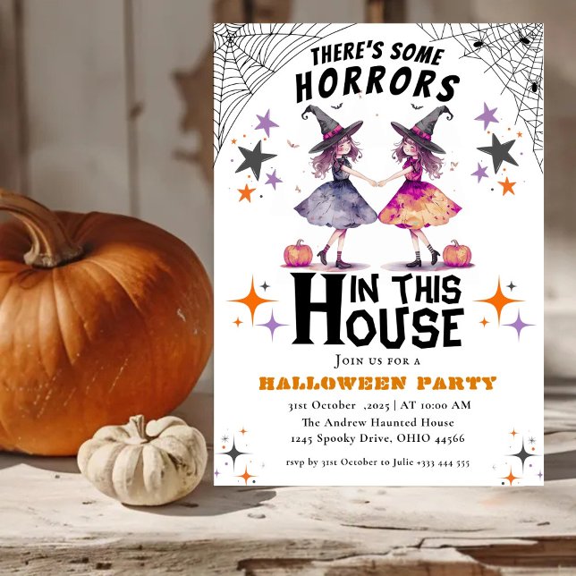 Invitación hay algunos horrores en esta casa Halloween (Subido por el creador)