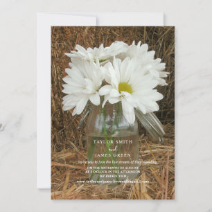 Invitación Hay-daises rusos Bodas de transmisión virtual
