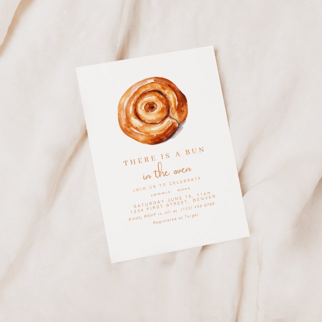 Invitación Hay Un Bun En La Hormiga De Baby Shower Invitado (Subido por el creador)