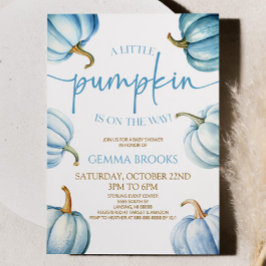 Invitación ¡Hay Una Calabaza En Camino! Baby Shower