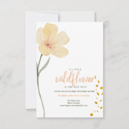 Invitación Hay una flor silvestre en camino