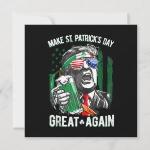 Invitación Haz de nuevo genial el día de San Patricio Diverti