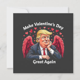 Invitación Haz de nuevo grande el día de San Valentín Amantes