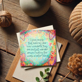 Invitación Haz que el mundo sea mejor Bastante Bonito Gracias