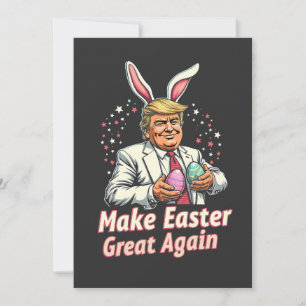 Invitación Haz que la Pascua sea genial de nuevo Huevos de Tr