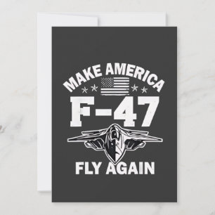 Invitación Haz que los F-47 vuelen de nuevo el 4 de julio