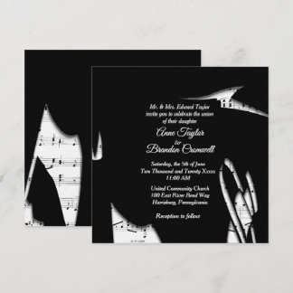 Invitación Haz que tu día de bodas cante un tema de música as