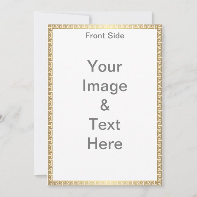 Invitación Haz tu propio Matte 5x7 Cumpleaños delantero y pos (Anverso)