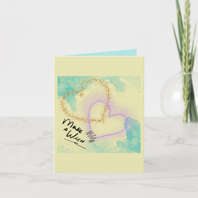 Invitación Haz un Deseo (Anverso)