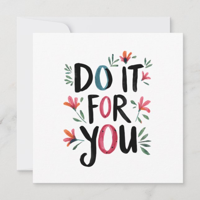 Invitación Hazlo por ti (Anverso)