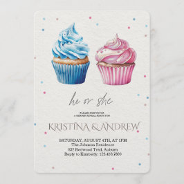 Invitación He or She Gender Reveal Party