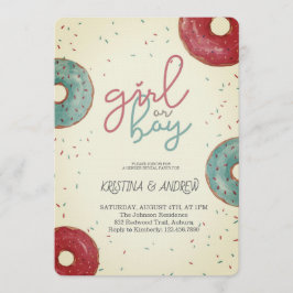Invitación He or She Gender Reveal Party