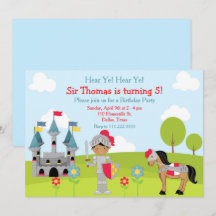 Hear Ye African American Knight Birday Party