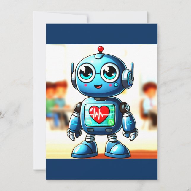 Invitación Heart Buddy (Anverso)