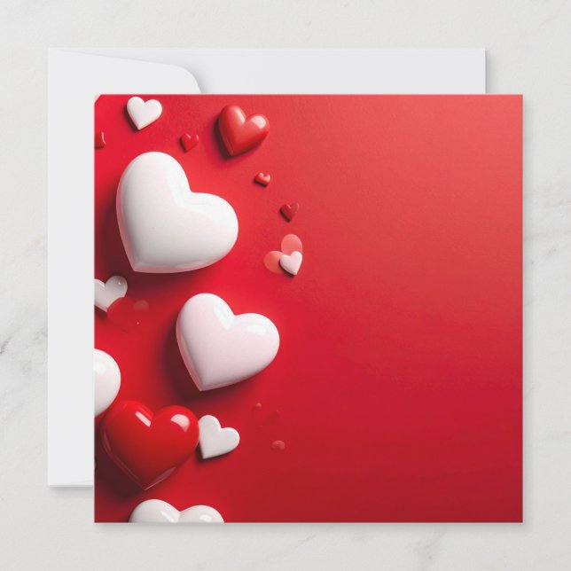 Invitación hearts (Anverso)