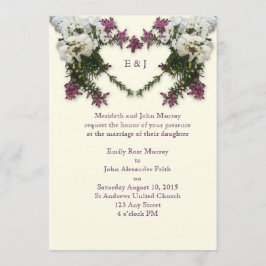 Invitación Heather y Heart