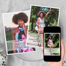 Hechos divertidos 2 foto graduación moderna