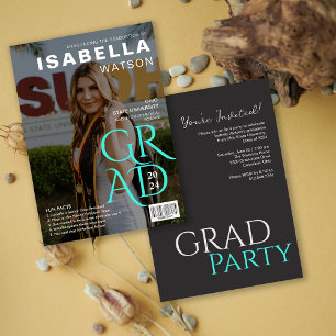 Invitación Hechos divertidos   Partido de Graduación de Foto 
