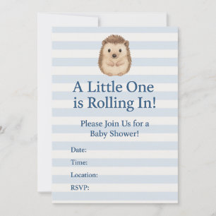 Invitación Hedgehog Baby Shower