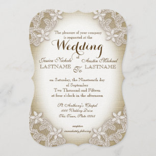 Invitación Heirloom Country Wedding