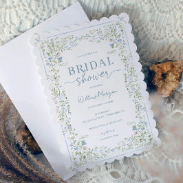 Invitación Heirloom Hydrangea Bridal Shower Invitation