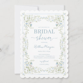 Invitación Heirloom Hydrangea Bridal Shower Invitation