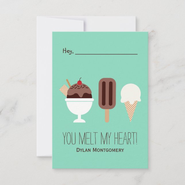 Invitación Helado (Anverso)