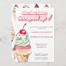Invitación Helado Cream Bridal Shower
