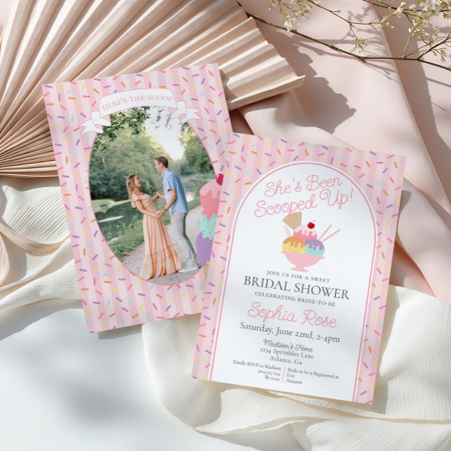 Invitación Helado Crema Sundae Ducha Dulce Bridal (Subido por el creador)