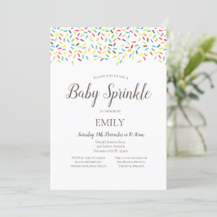 Invitación Helado de rociado