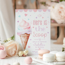 Helado Heres la primicia pastel 1er cumpleaños