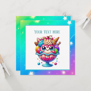 Invitación Helado lindo fiesta de cualquier propósito