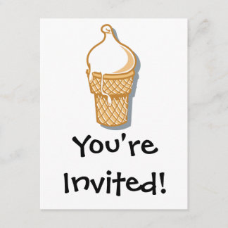 Invitación helado retro