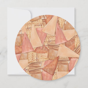 Invitación Helados de crema dulce Dieciséis