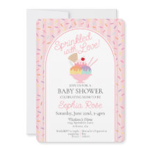 Helados Sundae salpicados con amor Baby Shower
